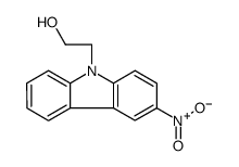2-(3-nitrocarbazol-9-yl)ethanol Structure