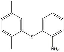 2-[(2,5-二甲基苯基)硫烷基]苯胺结构式