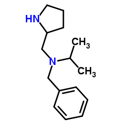 N-Benzyl-N-(2-pyrrolidinylmethyl)-2-propanamine Structure