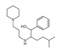 5-methyl-1-phenyl-2-(3-piperidin-1-ylpropylamino)hexan-1-ol Structure