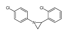 2-(2-chlorophenyl)-1-(4-chlorophenyl)aziridine结构式