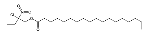 (2-chloro-2-nitrobutyl) octadecanoate Structure