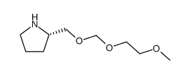 (S)-2-<<(2-methoxyethoxy)methoxy>methyl>pyrrolidine结构式