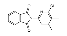 2-(6-chloro-4,5-dimethylpyridin-2-yl)isoindoline-1,3-dione结构式