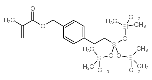 methacryloxymethylphenethyltris(trimethylsiloxy)silane,mixed isomers结构式