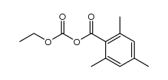 (carbonic acid ethyl ester)-(2,4,6-trimethyl-benzoic acid )-anhydride Structure