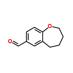 2,3,4,5-Tetrahydro-1-benzoxepine-7-carbaldehyde Structure