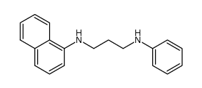 N-(naphthalen-1-yl)-N'-phenylpropane-1,3-diamine结构式
