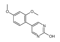 5-(2,4-dimethoxyphenyl)-1H-pyrimidin-2-one Structure