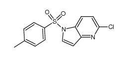5-chloro-1-[(4-methylphenyl)sulfonyl]-1H-pyrrolo[3,2-b]pyridine结构式