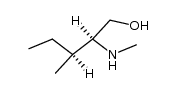 (2S,3S)-3-Methyl-2-(Methylamino)pentan-1-ol hydrochloride Structure