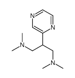 N,N,N',N'-tetramethyl-2-pyrazin-2-ylpropane-1,3-diamine Structure