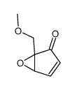 1-(methoxymethyl)-6-oxabicyclo[3.1.0]hex-3-en-2-one结构式