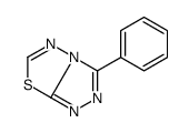 3-phenyl-[1,2,4]triazolo[3,4-b][1,3,4]thiadiazole结构式