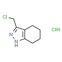 3-(Chloromethyl)-4,5,6,7-tetrahydro-1H-indazole hydrochloride Structure