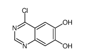 4-氯喹唑啉-6,7-二醇结构式