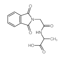 2-[[2-(1,3-dioxoisoindol-2-yl)acetyl]amino]propanoic acid结构式