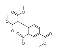 1,3-DiMethyl 2-[4-(Methoxycarbonyl)-2-nitrophenyl]propanedioate Structure