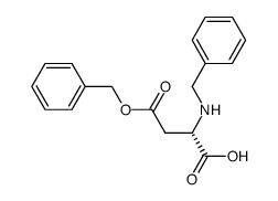 N-benzyl-L-aspartic acid 4-benzyl ester结构式