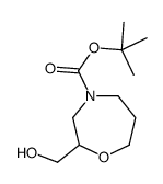 4-Boc-2-(hydroxymethyl)homomorpholine structure