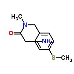 N-Methyl-N-[4-(methylsulfanyl)benzyl]glycinamide结构式