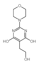 5-(2-HYDROXYETHYL)-2-MORPHOLINOPYRIMIDINE-4,6-DIOL Structure