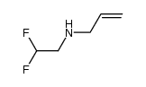 N-(2,2-difluoroethyl)prop-2-en-1-amine Structure