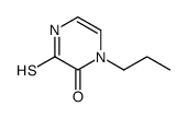 3-mercapto-1-propylpyrazin-2(1H)-one结构式