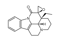 (-)-14-oxo-15α-oxirano-eburnane Structure