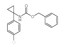 Benzyl (1-(4-chlorophenyl)cyclopropyl)carbamate Structure