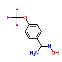 N-Hydroxy-4-(trifluoromethoxy)benzenecarboximidamide Structure