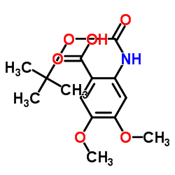 2-TERT-BUTOXYCARBONYLAMINO-4,5-DIMETHOXYBENZOIC ACID structure