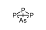 1,2,3-Triphospha-4-arsatricyclo[1.1.0.02,4]butane结构式