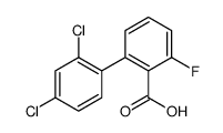 2-(2,4-dichlorophenyl)-6-fluorobenzoic acid Structure