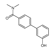 4-(3-hydroxyphenyl)-N,N-dimethylbenzamide Structure