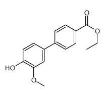 ethyl 4-(4-hydroxy-3-methoxyphenyl)benzoate Structure