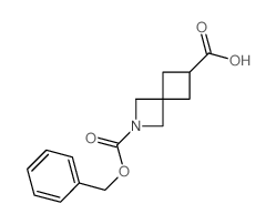 2-氮杂螺[3.3]庚烷-2,6-二羧酸 2-苄基酯结构式