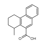 8-methyl-5,6,7,8-tetrahydro-phenanthrene-9-carboxylic acid结构式