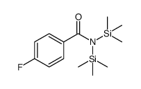 4-fluoro-N,N-bis(trimethylsilyl)benzamide结构式