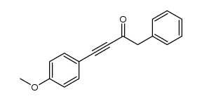 4-(4-methoxyphenyl)-1-phenylbut-3-yn-2-one Structure