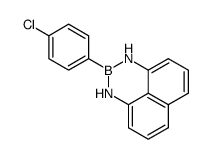 2-(4-Chlorophenyl)-2,3-dihydro-1H-naphtho-[1,8-de][1,3,2]diazaborinine Structure