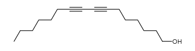7,9-hexadecadiyn-1-ol Structure