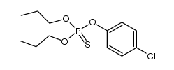 O-(4-chlorophenyl) O,O-dipropyl phosphorothioate结构式