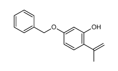 5-(benzyloxy)-2-(prop-1-en-2-yl)phenol Structure