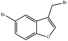 5-bromo-3-(bromomethyl)benzofuran structure