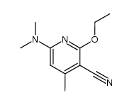 3-Pyridinecarbonitrile,6-(dimethylamino)-2-ethoxy-4-methyl-(9CI)结构式