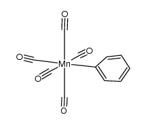 phenylpentacarbonylmanganese(I)结构式