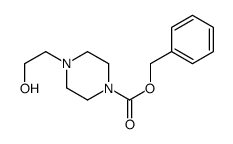 4-(2-羟乙基)哌嗪-1-羧酸苄酯结构式