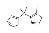 2-(2-cyclopenta-1,3-dien-1-ylpropan-2-yl)-1-methylcyclopenta-1,3-diene Structure