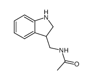 Acetamide,N-[(2,3-dihydro-1H-indol-3-yl)methyl]- structure